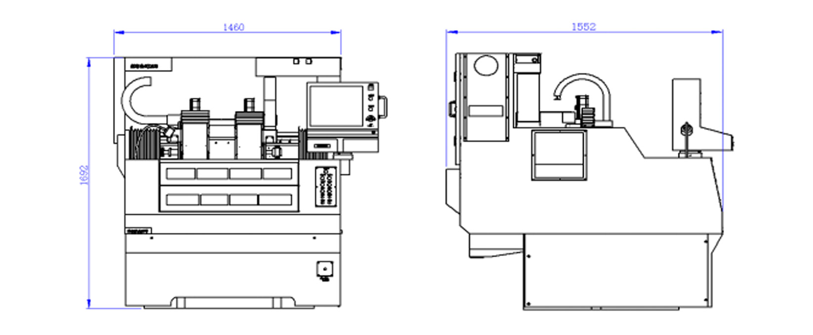 双头半罩精雕机